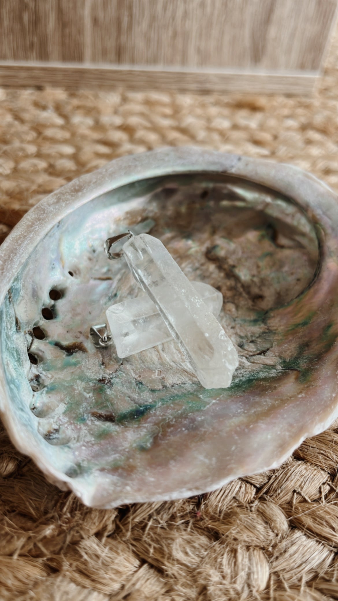 Pendentif en Pierre brute/roulée