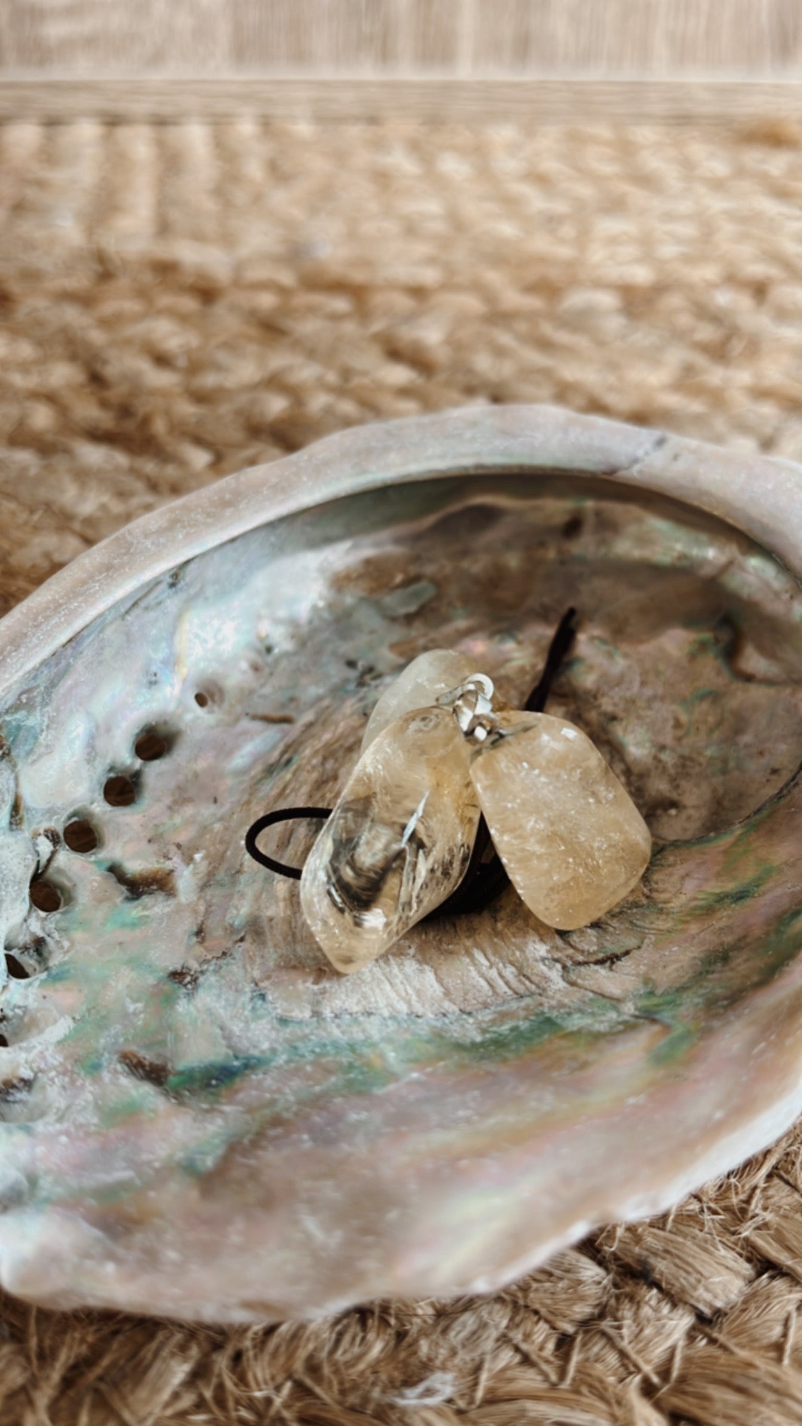 Pendentif en Pierre brute/roulée