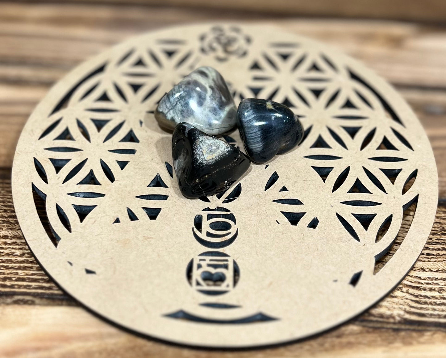 Agate Feuille d'argent