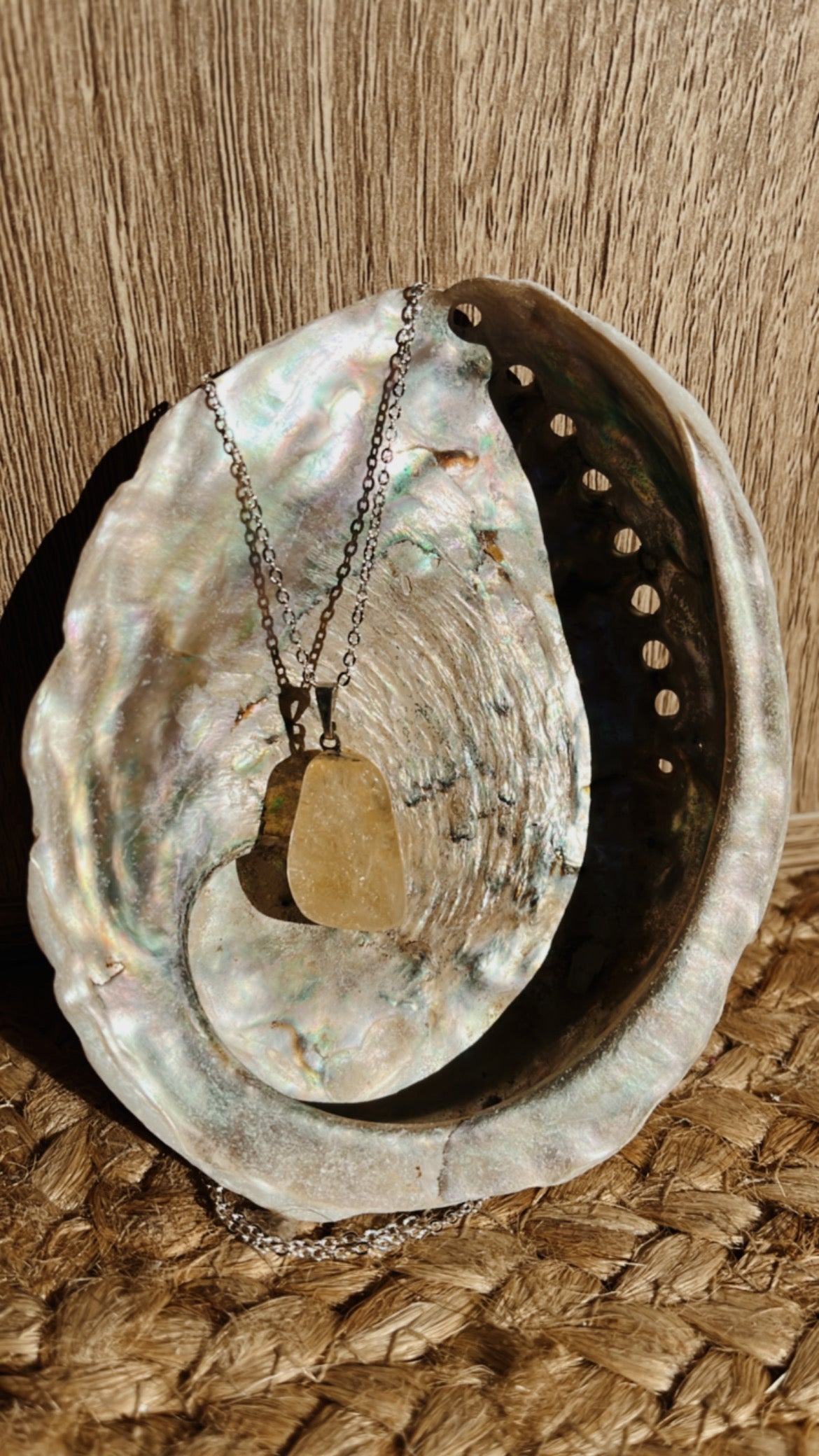 Pendentif en Pierre brute/roulée